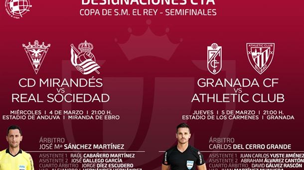 Sanchez Martinez eta Del Cerro Grande. Argazkia: @RFEF