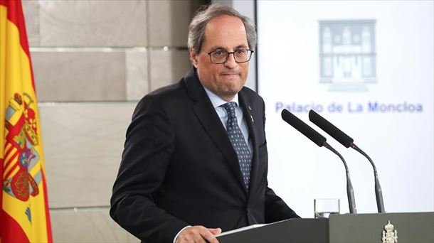 Quim Torra ha anunciado este jueves que presentará la querella. Foto: EFE. 