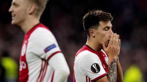 Desilusión en los jugadores del Ajax