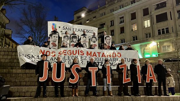 La manifestación ha finalizado en la Plaza de los Fueros de Vitoria-Gasteiz