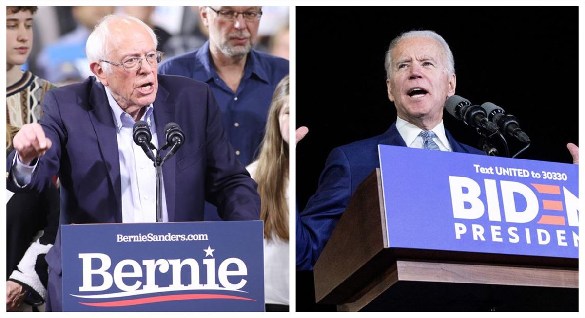 Bernie Sanders y Joe Biden / EFE