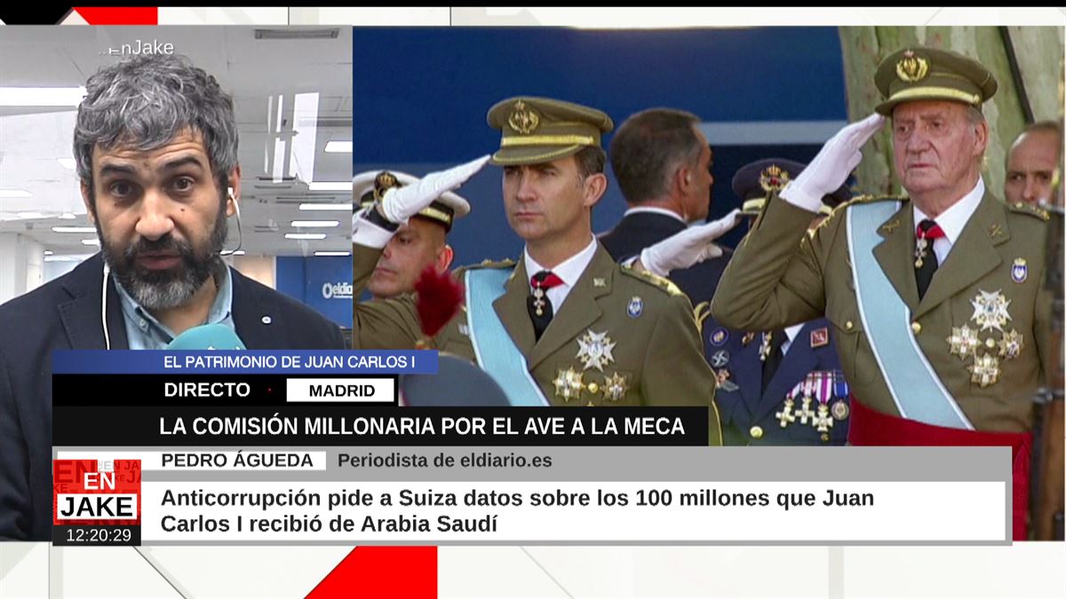 Pedro Águeda, periodista de eldiario.es, explica las comisiones de Juan Carlos I en "En Jake"