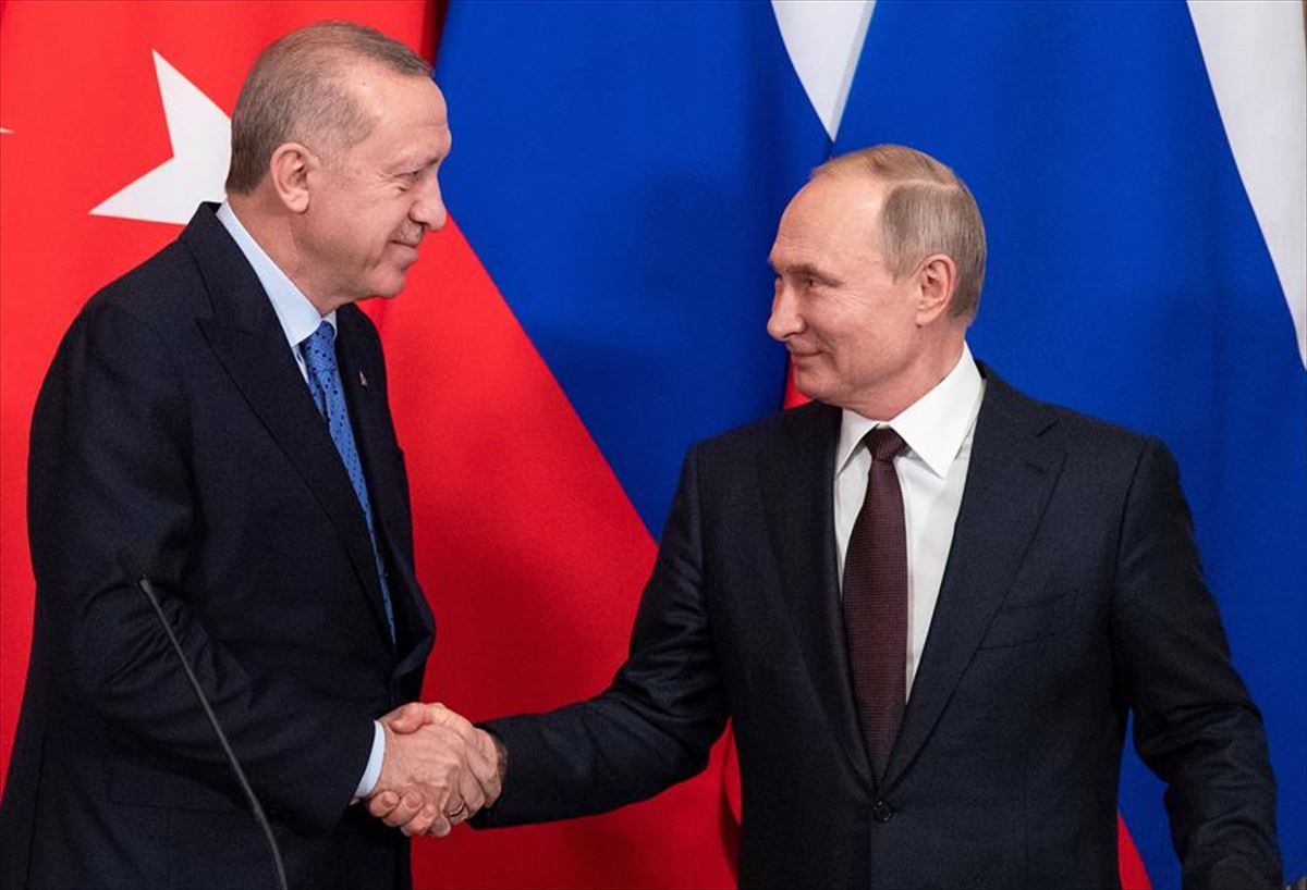 Vladimir Putin y Recep Tayyip Erdogan