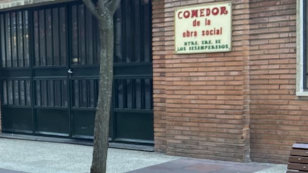 El comedor social de Desamparados enfrente posturas