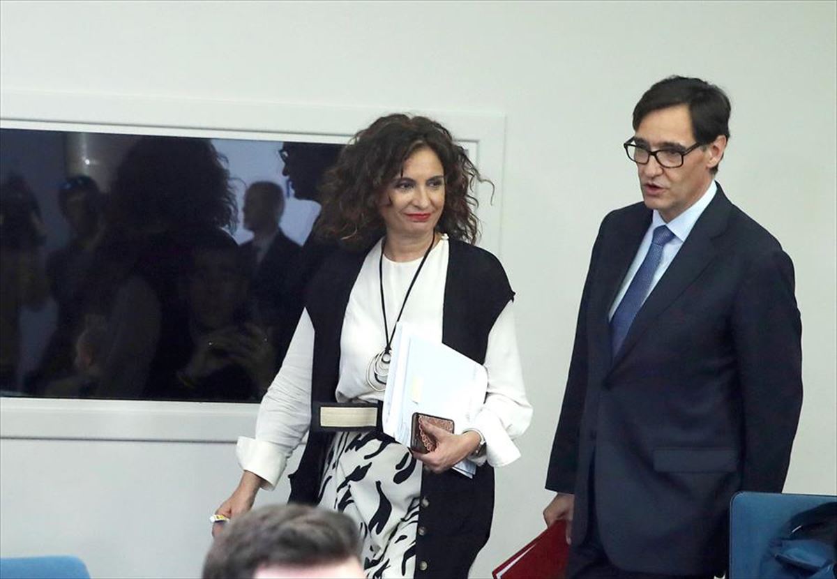 La ministra de Hacienda y portavoz del Gobierno español, María Jesús Montero