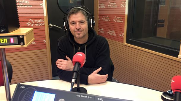 Mikel Urdangarin, en los estudios de Radio Euskadi