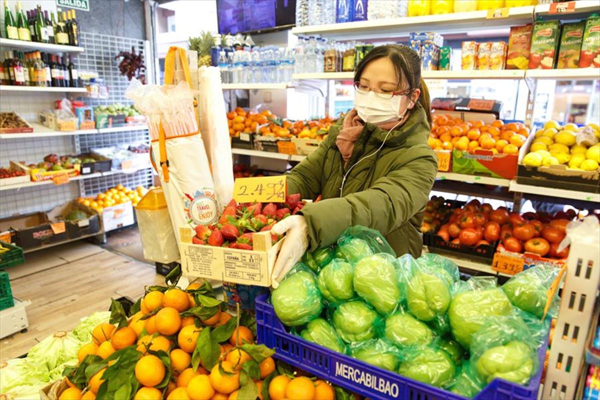 El IPC ha bajado pese al notable aumento del precio de los alimentos frescos