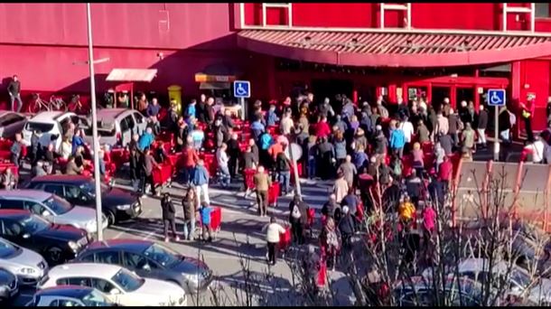 Imagen de un supermercado de Zarautz