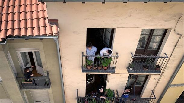 Una vivienda de Navarra, con varias personas confinadas