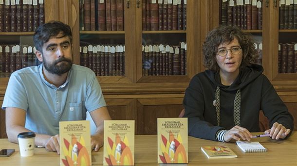 Hedoi Etxarte y Nerea Fillat, editores de Katakrak
