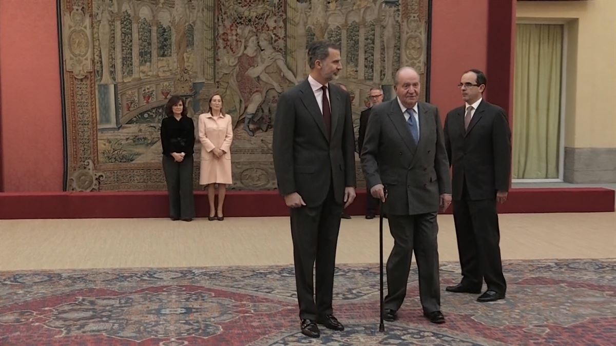 Felipe VI.a eta Juan Carlos I.a / EiTB