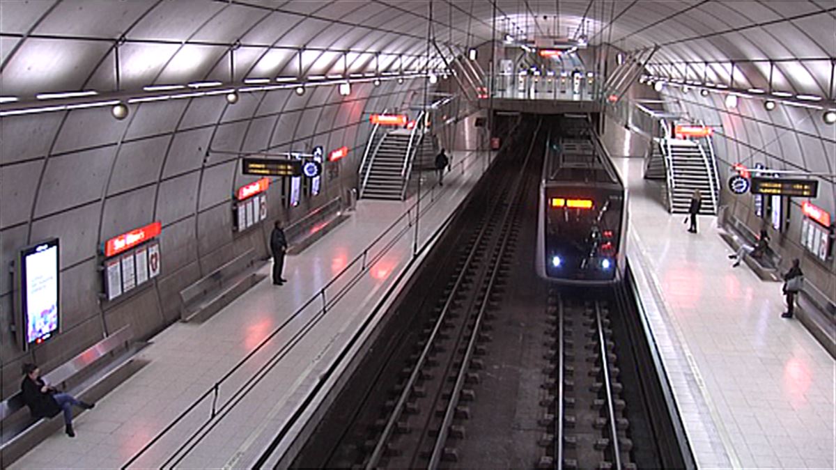 Metro de Bilbao. Imagen extraída de un vídeo de EITB. 