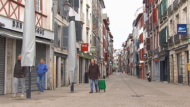 Imagen de archivo de Baiona durante el confinamiento.