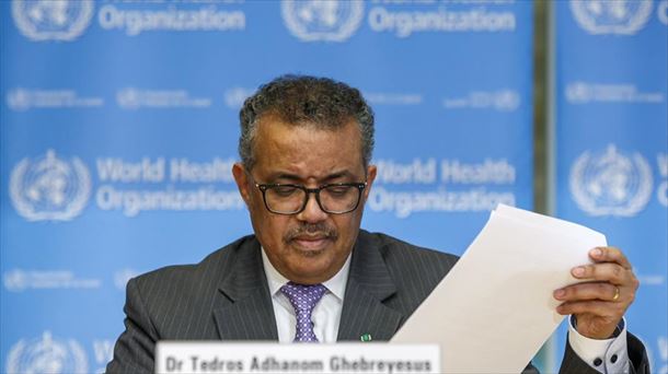 El director general de la OMS, Tedros Adhanom Ghebreyesus.