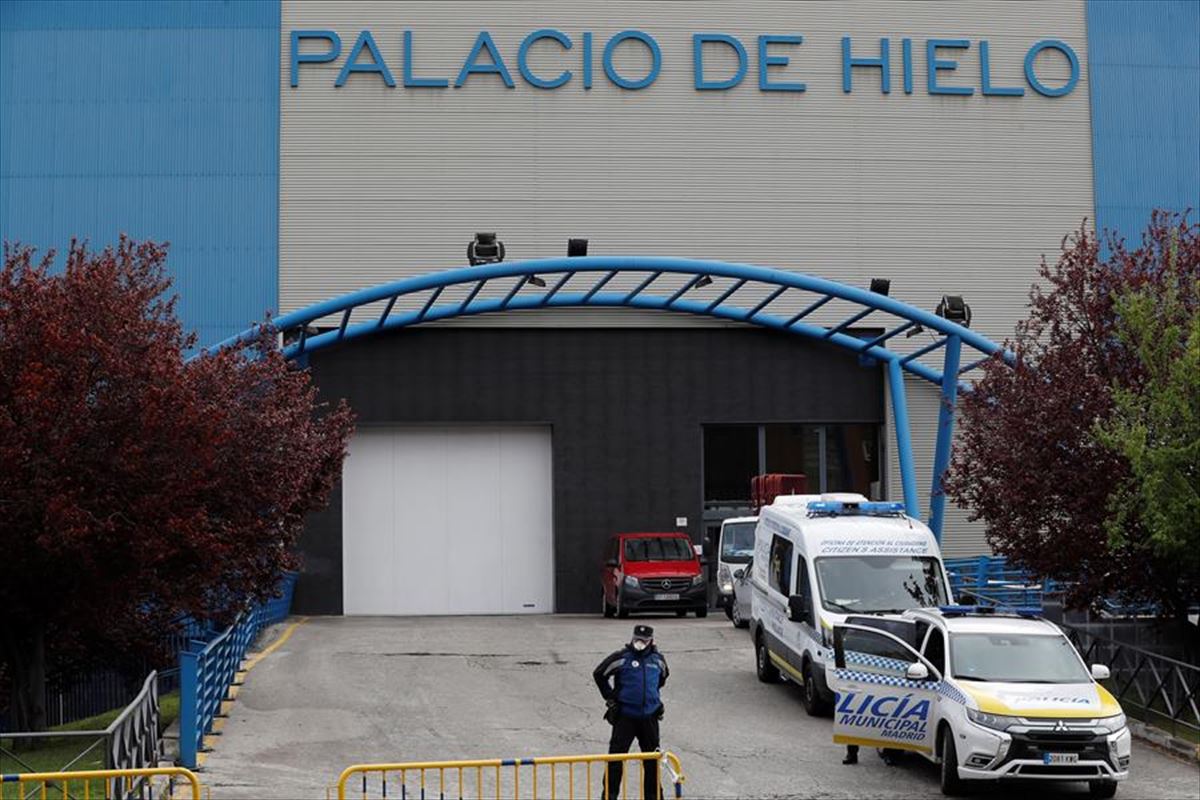 Exterior del Palacio de Hielo de Madrid