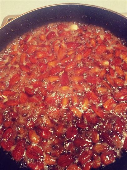 Almendas garrapiñadas