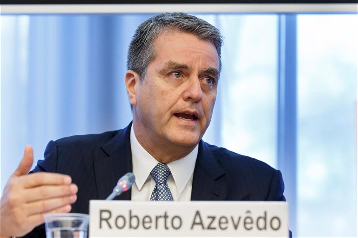 Roberto Azevedo el director general de la Organización Mundial del Comercio (OMC). 
