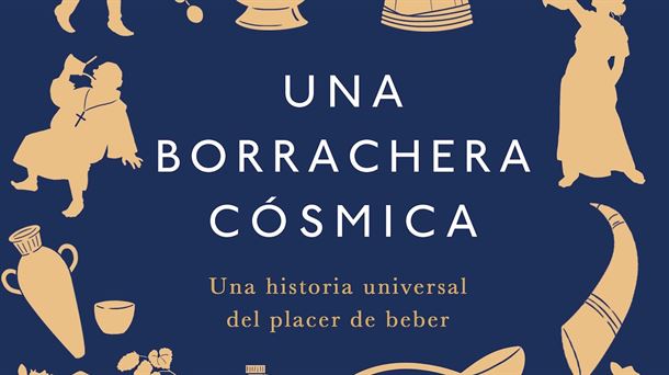 Portada del libro "Una borrachera cósmica", de Mark Forsyth.