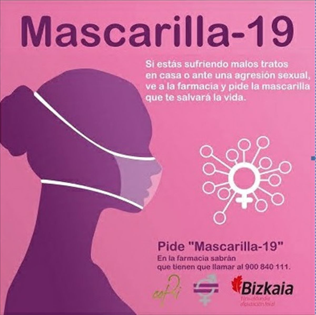 Campaña "Mascarilla-19". Foto: Diputación de Bizkaia