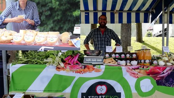 Quesos Zabaleta, de Munain, y Larrateko hortalizas agroecológicas, de Larrazubi