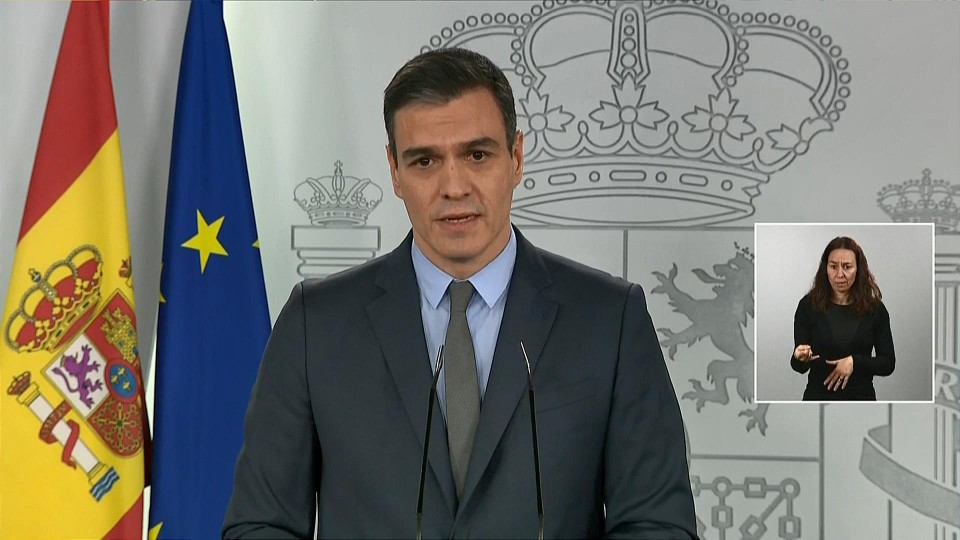 El presidente del Gobierno español, Pedro Sánchez