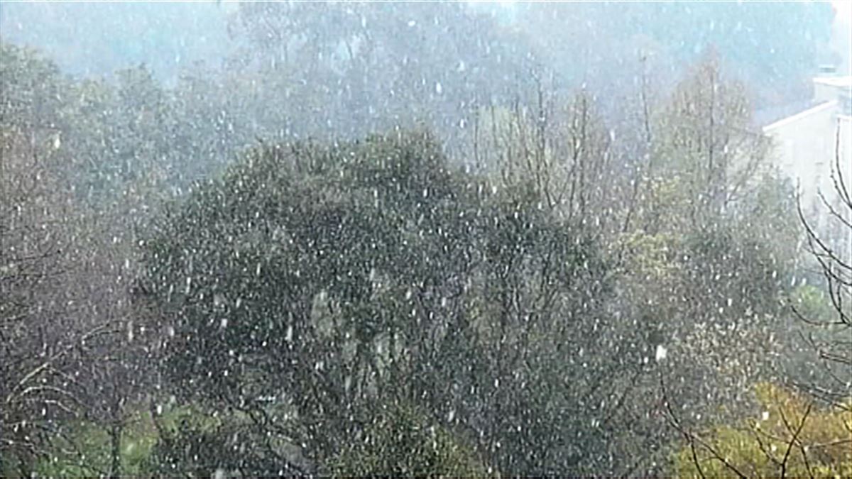 Nieva en San Sebastián