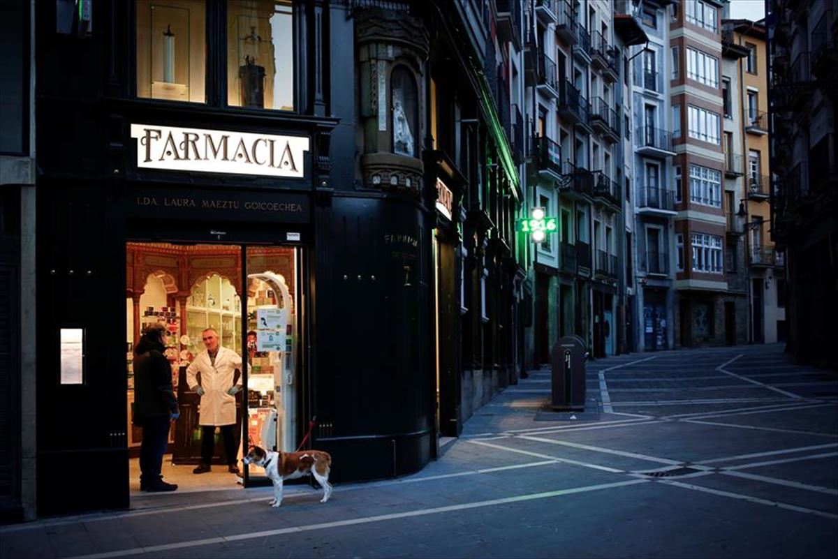 Una farmacia de Pamplona