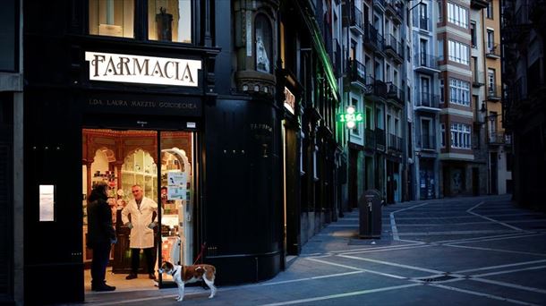 Una farmacia de Pamplona