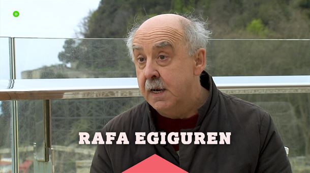 Rafa Egiguren euskal idazlea.