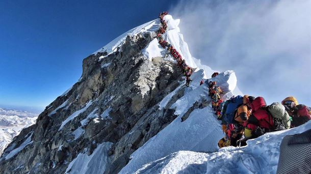 Everest mendiaren artxiboko irudia. EITB Media