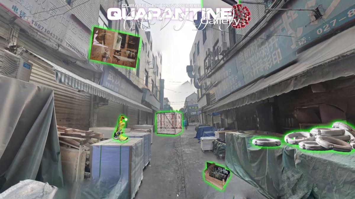 Obra interactiva "Quarantine Gallery" / EiTB