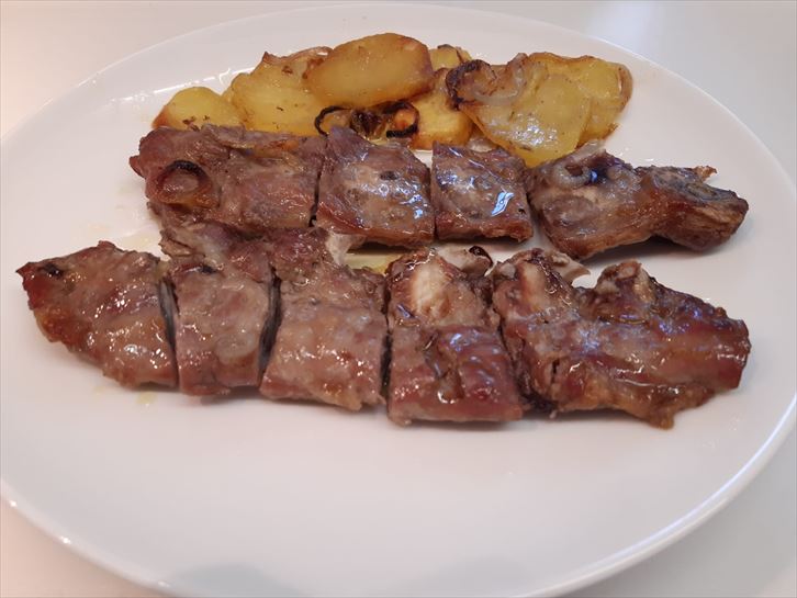 Costilla al horno