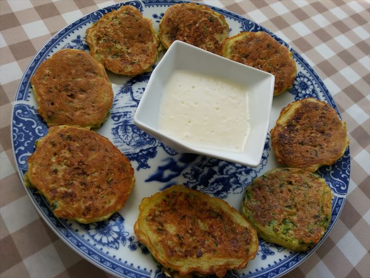 Tortiitas de calabacín