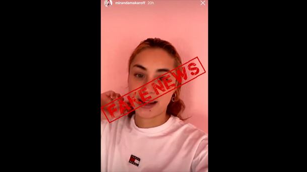 Miranda Makaroff, albistean aipatzen den Instagrameko bideoan