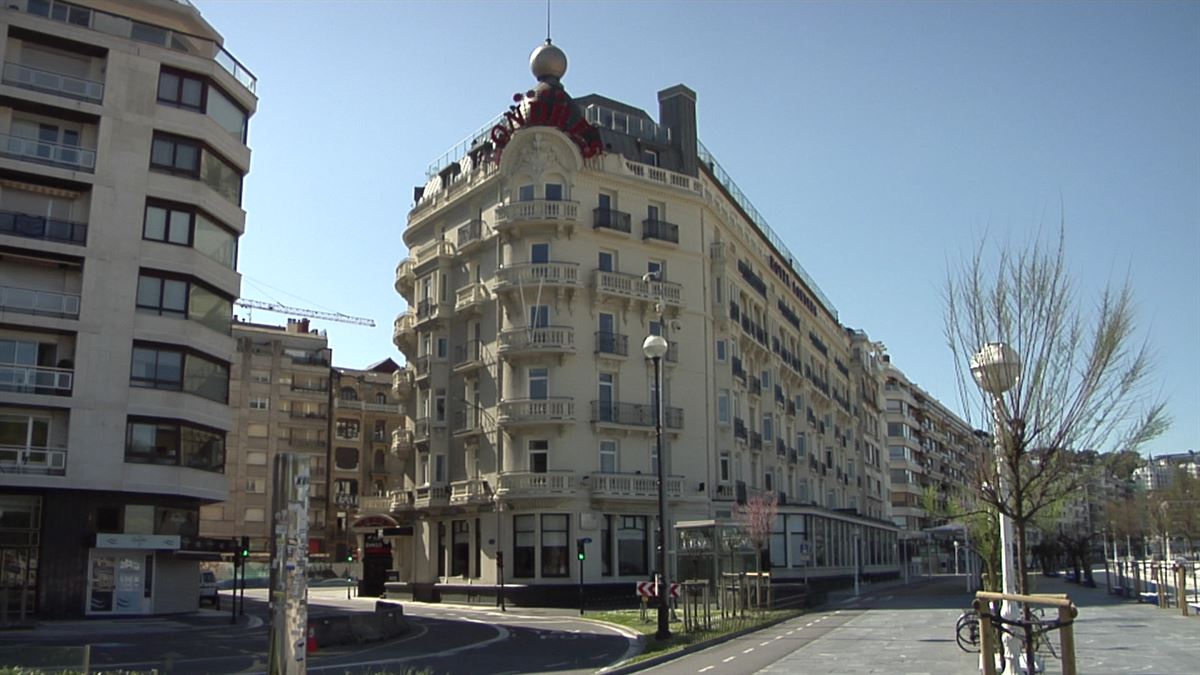 El Hotel Londres de San Sebastián.