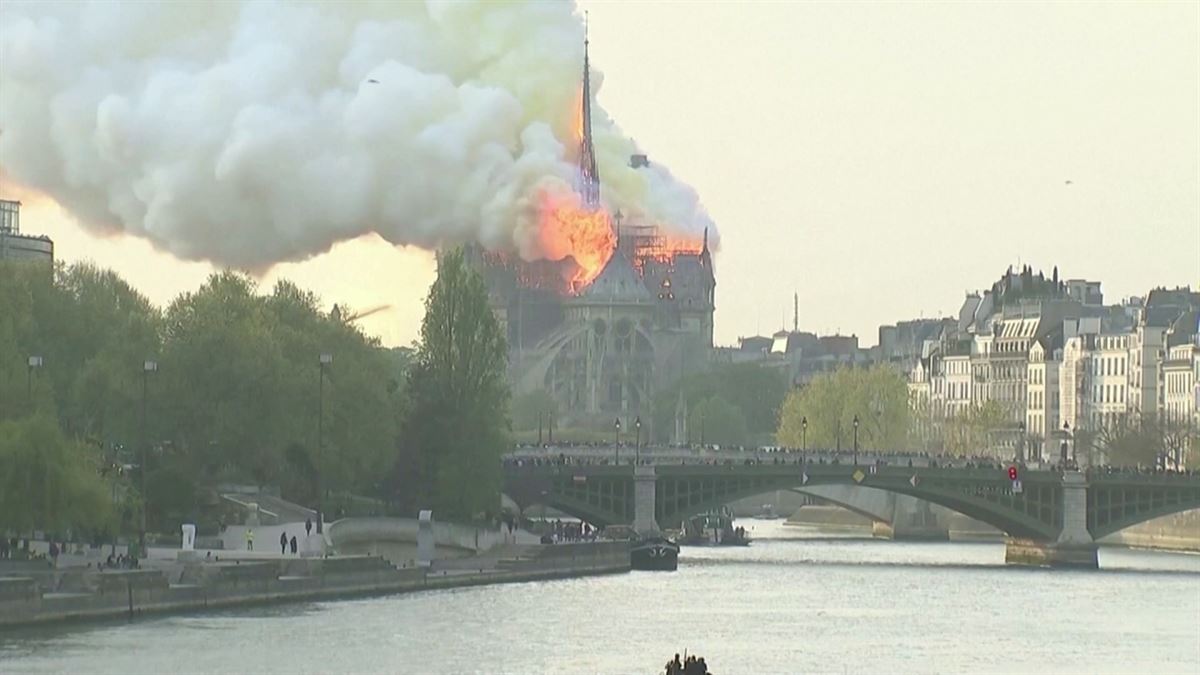 Parisko Notre Dame katedraleko sutea