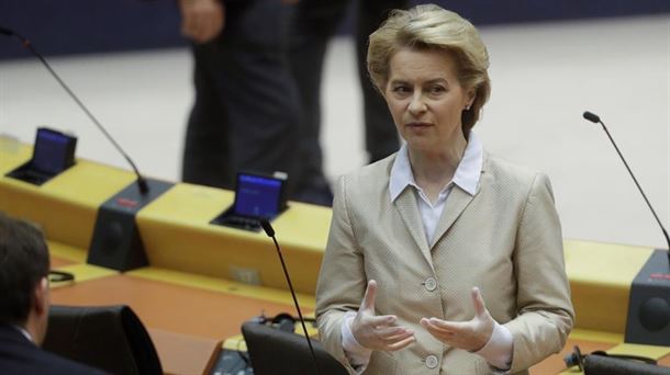 La presidenta de la Comisión Europea, Ursula von der Leyen