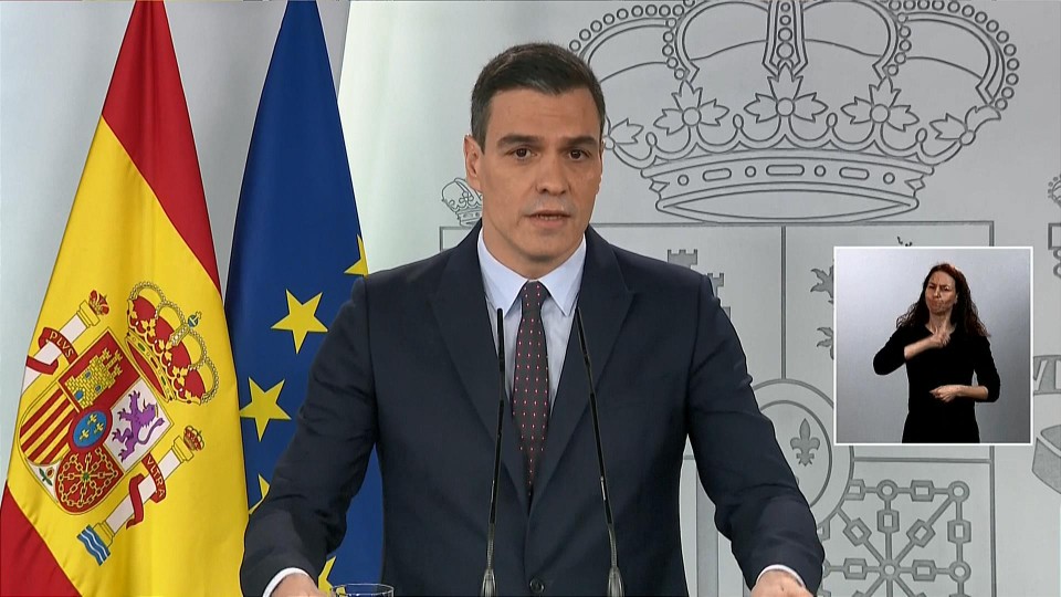 Pedro Sanchez Espainiako Gobernuko presidentea