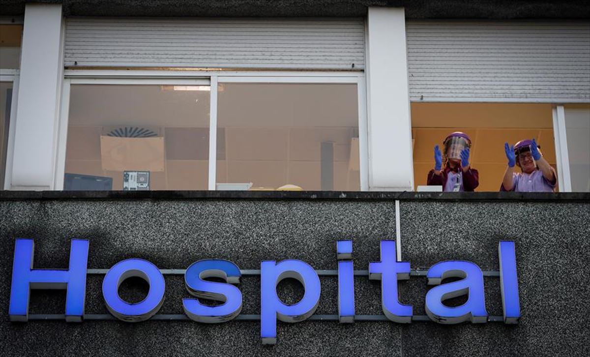 El Hospital de Donostia en plena pandemia del coronavirus