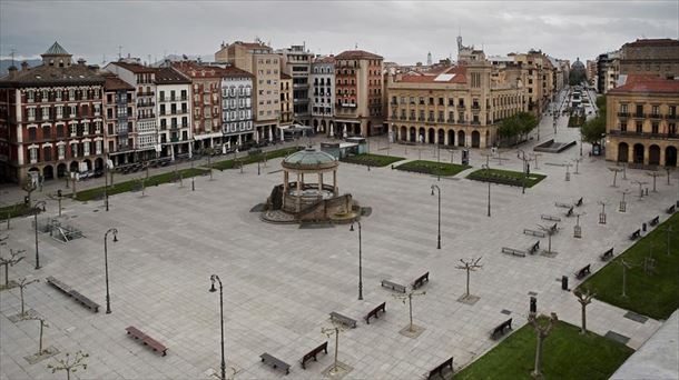 Plaza del Castillo de Pamplona.