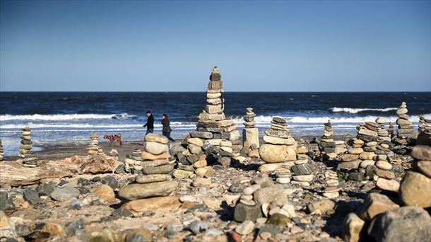 Imagen de una playa cercana a Newcastle (Reino Unido)