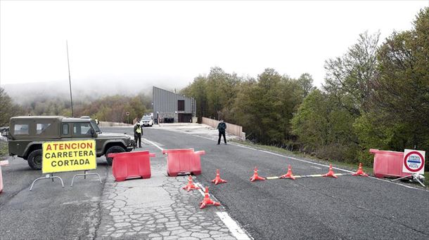 Frontera entre Navarra e Iparralde. Foto. Efe