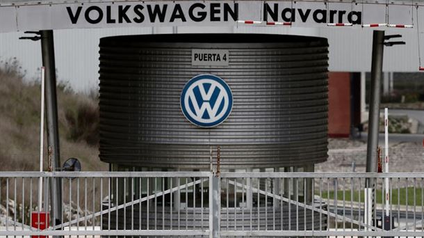 Volkswagen lantegia, Iruñeko Landaben poligonoan. Artxiboko argazkia: EFE