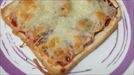 Pizza con base de pan de molde