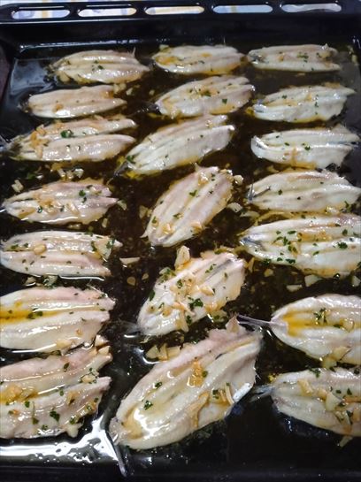 Anchoas al horno