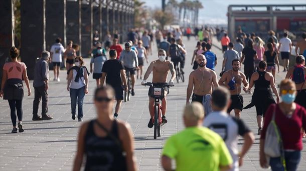 El paseo de la Barceloneta.