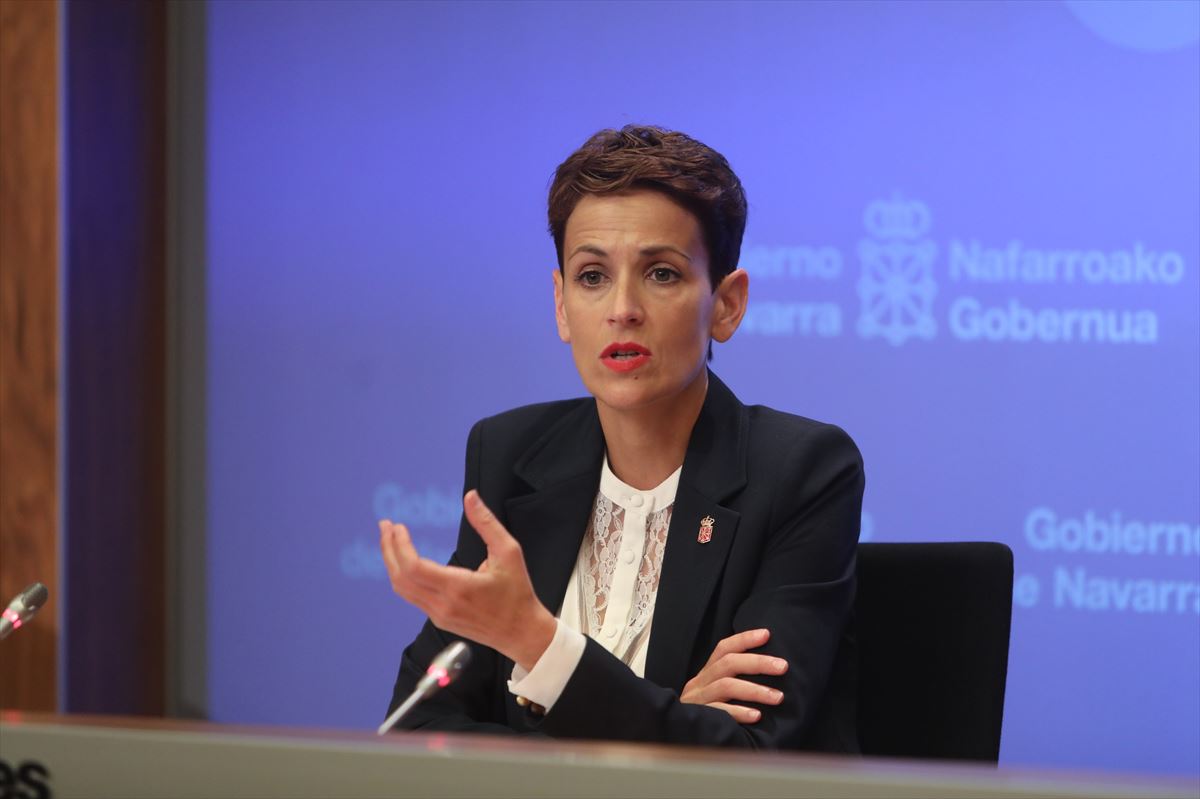 Maria Chivite, Nafarroako presidentea