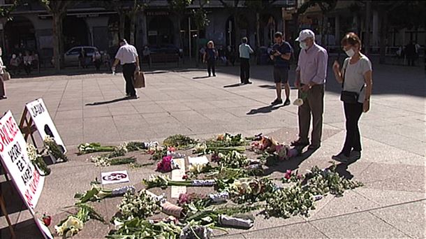 Ofrenda floral en Eibar