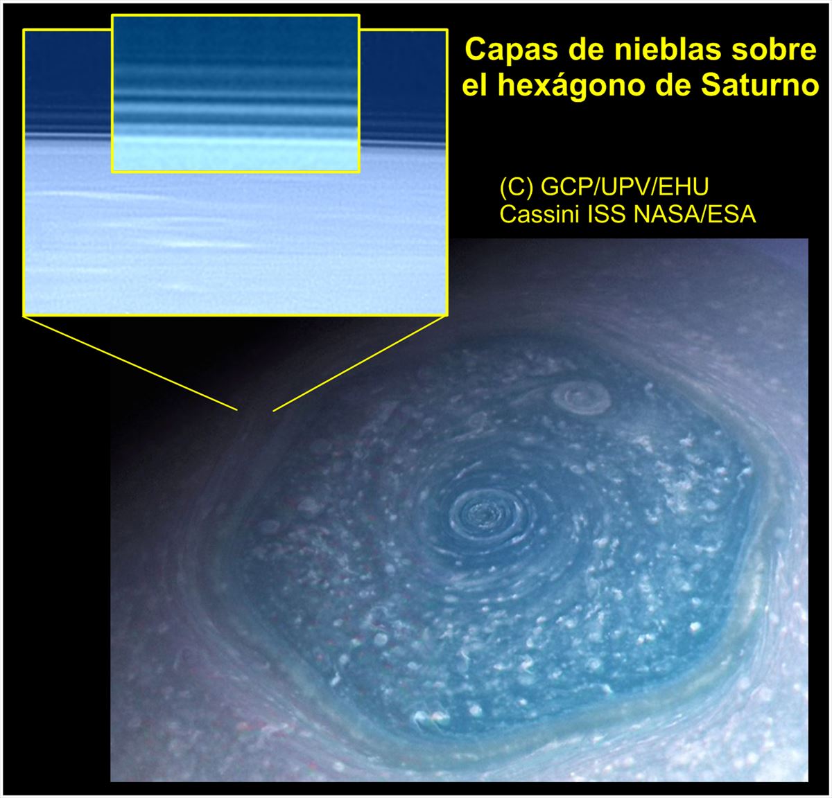 Imagen obtenida por la nave espacial Cassini