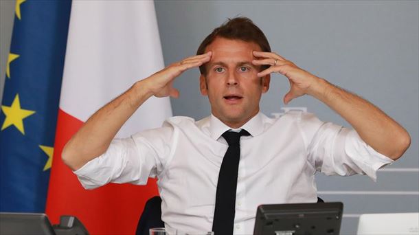 El presidente de Francia Emmanuel Macron